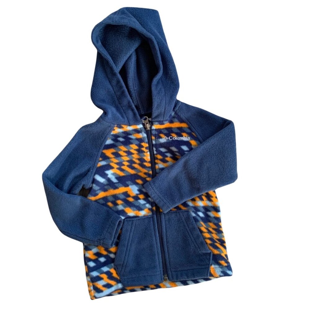 Columbia Baby Fleece Zip Up Hooded Sweatshirt 18-24 Months